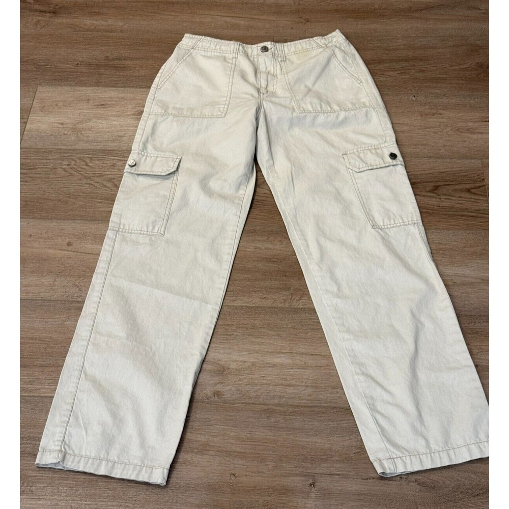 Monet Skateboard Pants Cargo Style‎ Elastic Back Waist Men's Size Small